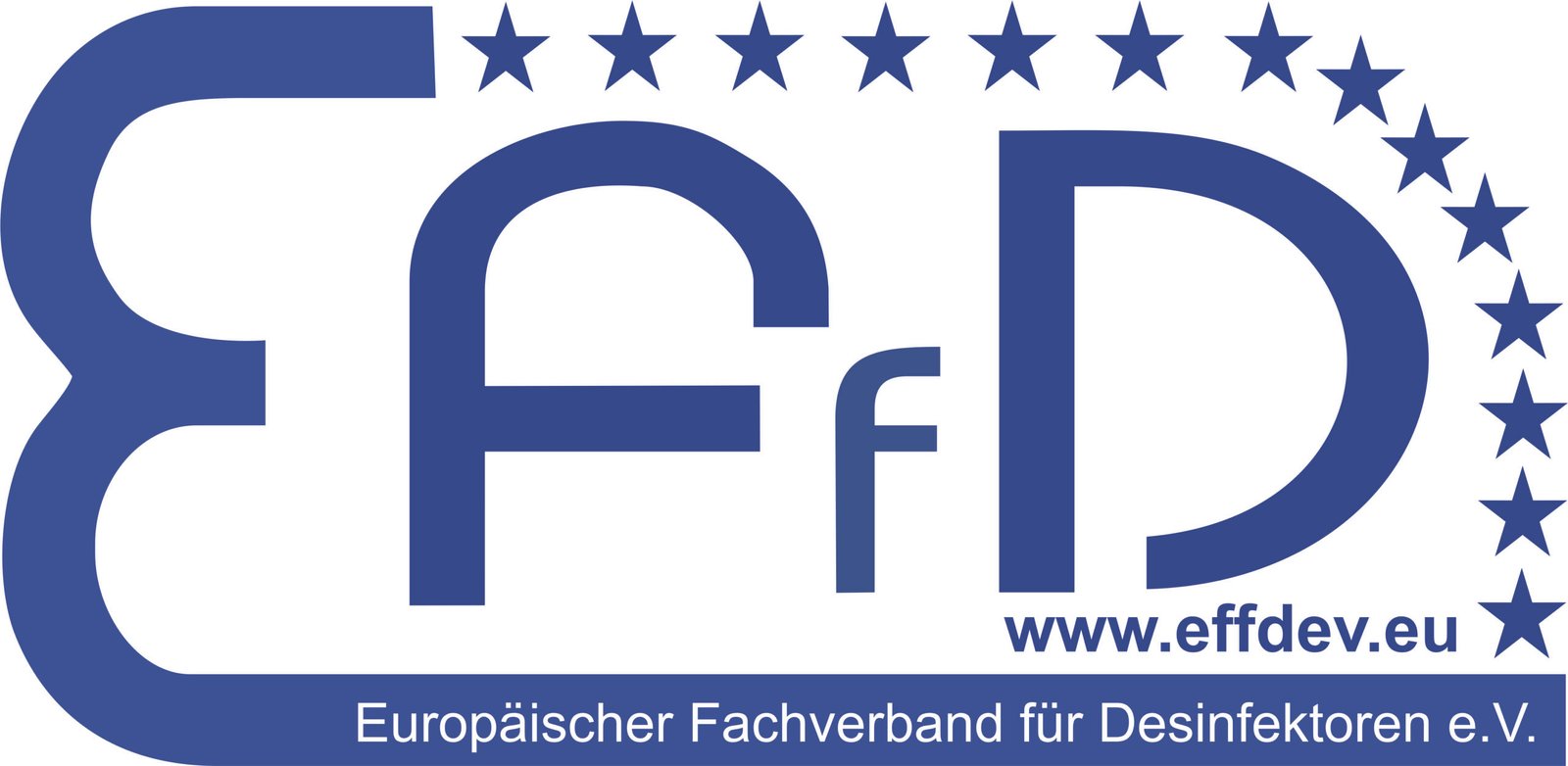 Logo des EFfD e.V. – Europäischer Fachverband für Desinfektion
